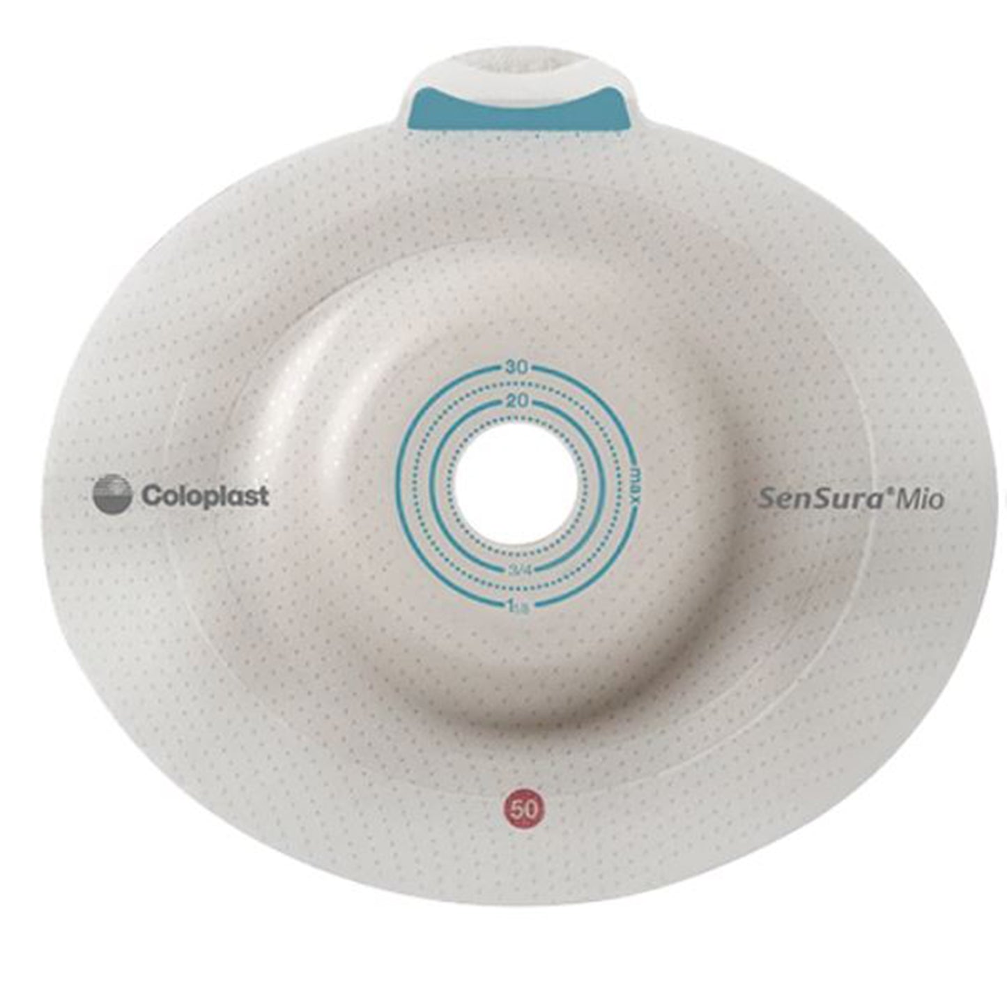 Coloplast SenSura Mio Click 2-Piece Barrier, Deep Convex, Green, Cut-to-Fit, 3/8" - 3/4"
