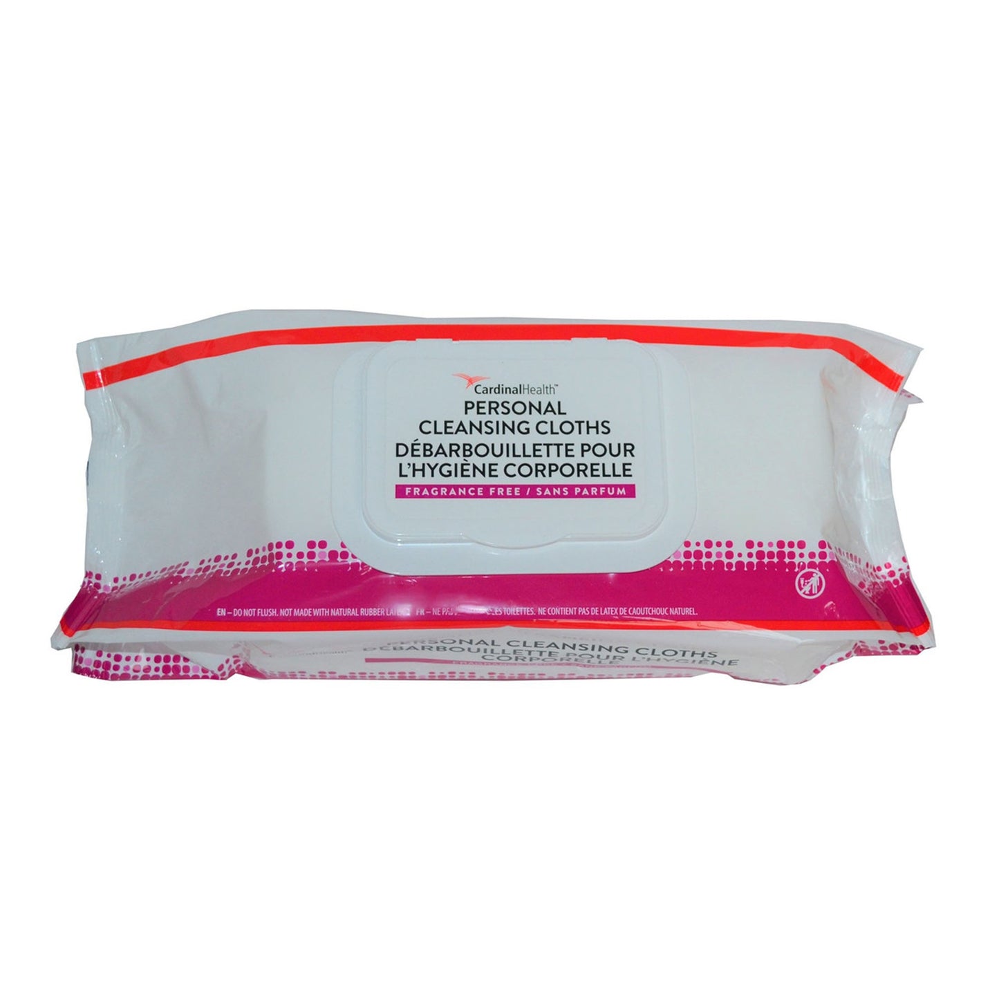 Cardinal Health Personal Cleansing Cloth, Non-flushable, Fragrance Free