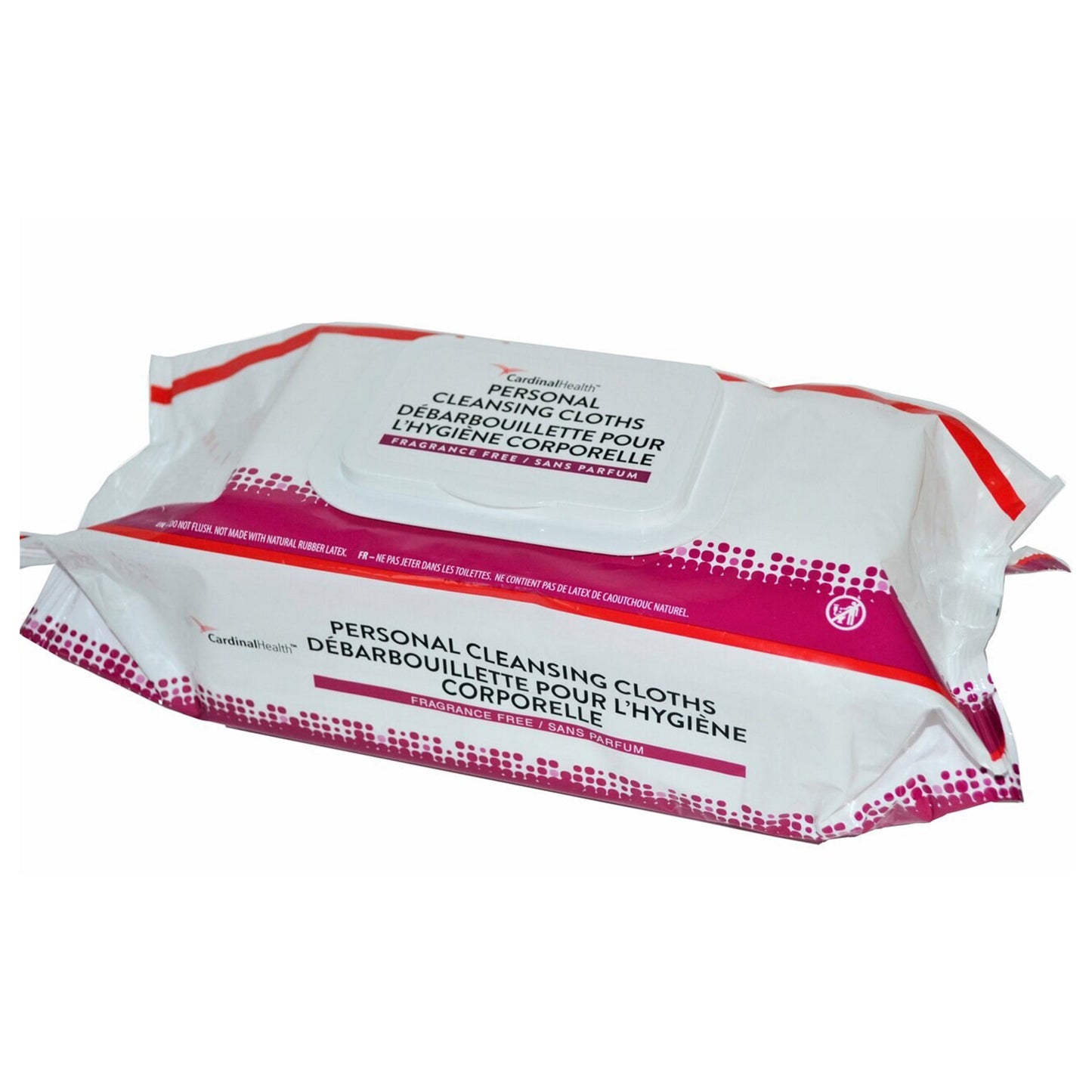 Cardinal Health Personal Cleansing Cloth, Non-flushable, Fragrance Free