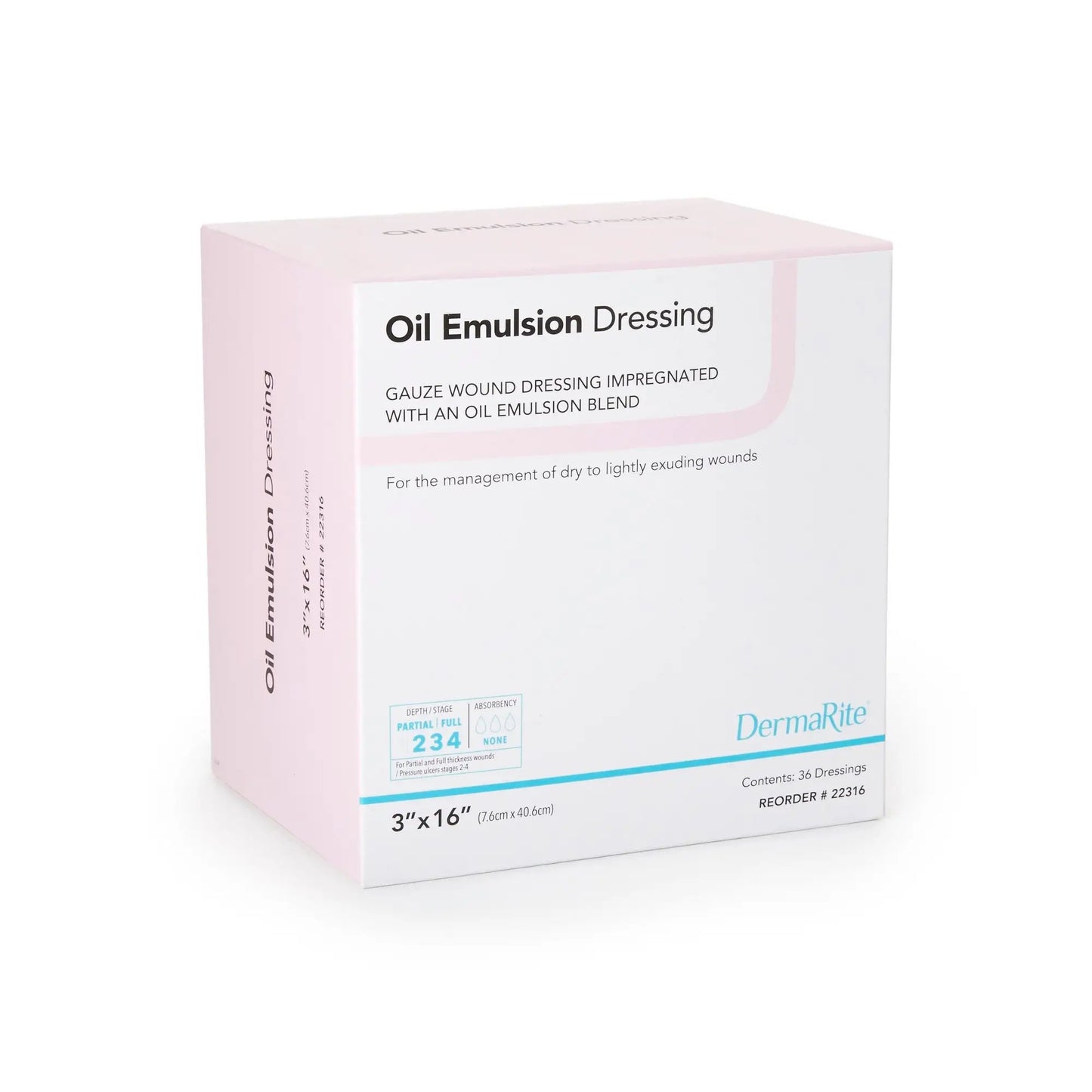 DermaRite Oil Emulsion Wound Dressing