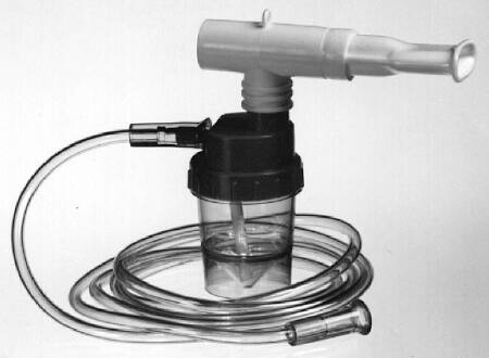 Allied Healthcare Inc Nebulizer with Mouthpiece Tee, 7 ft Tubing