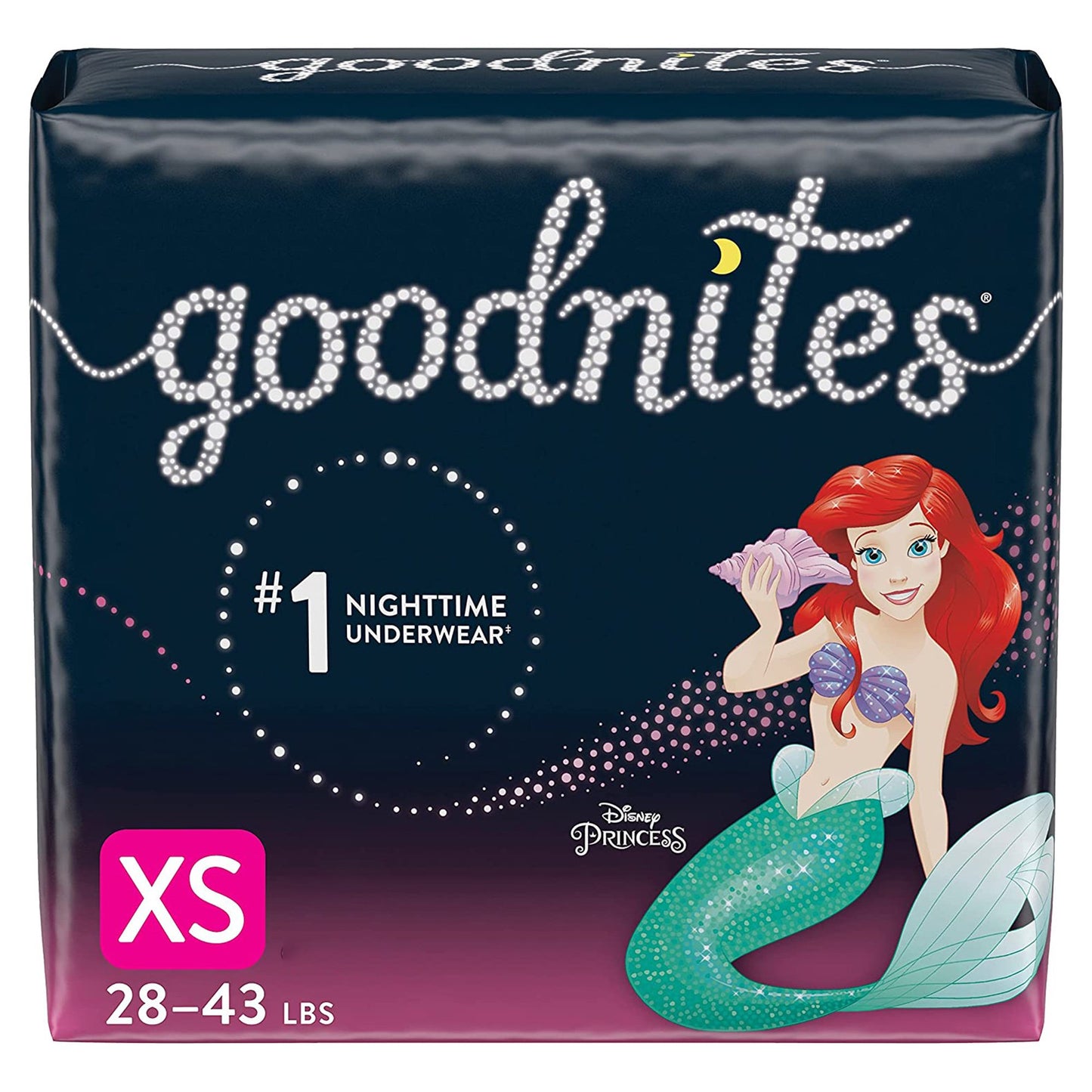 Goodnites Youth Pants for Girls X-Small, Giga Pack