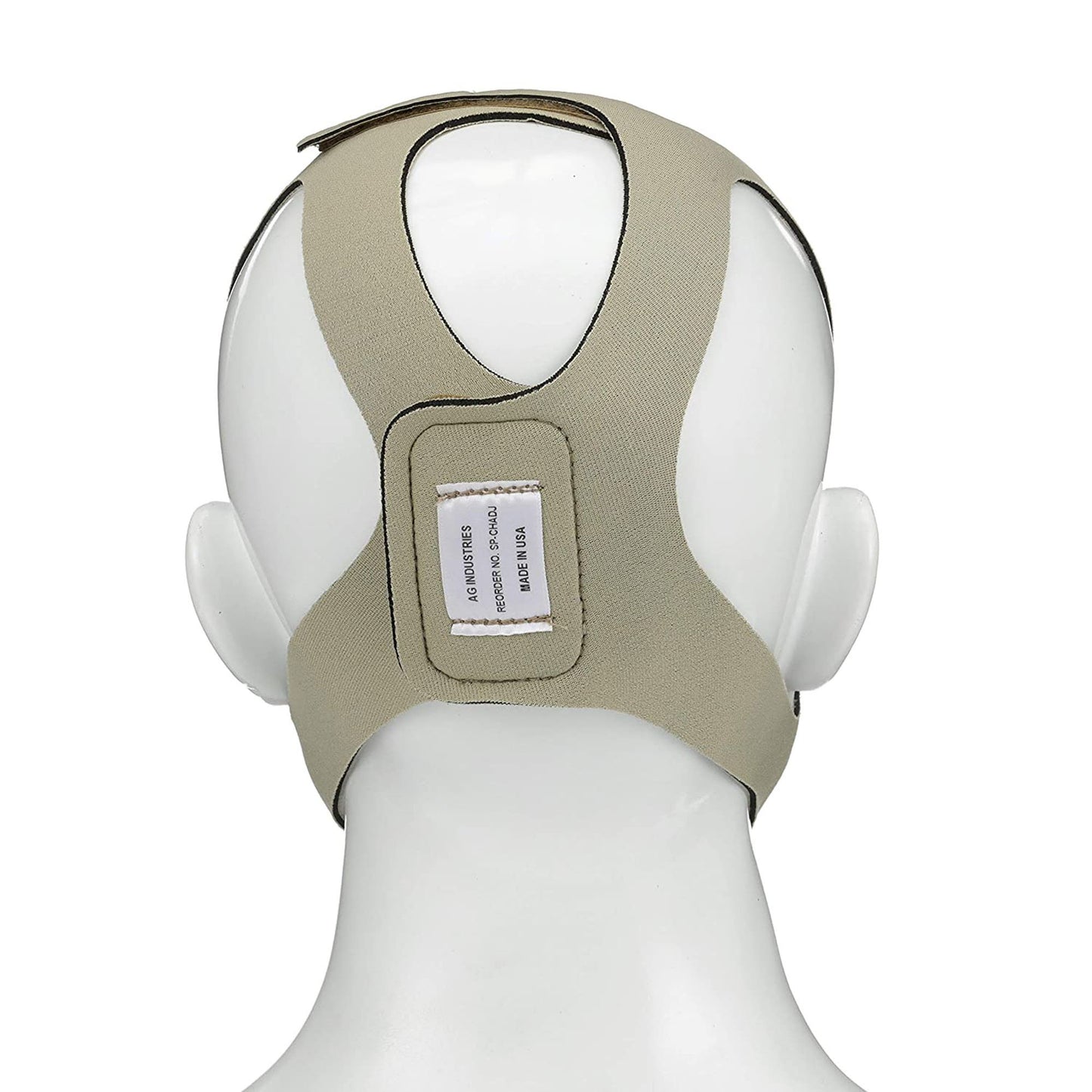AG Industries Topaz Style CPAP Chinstrap, Adjustable, XL, Tan