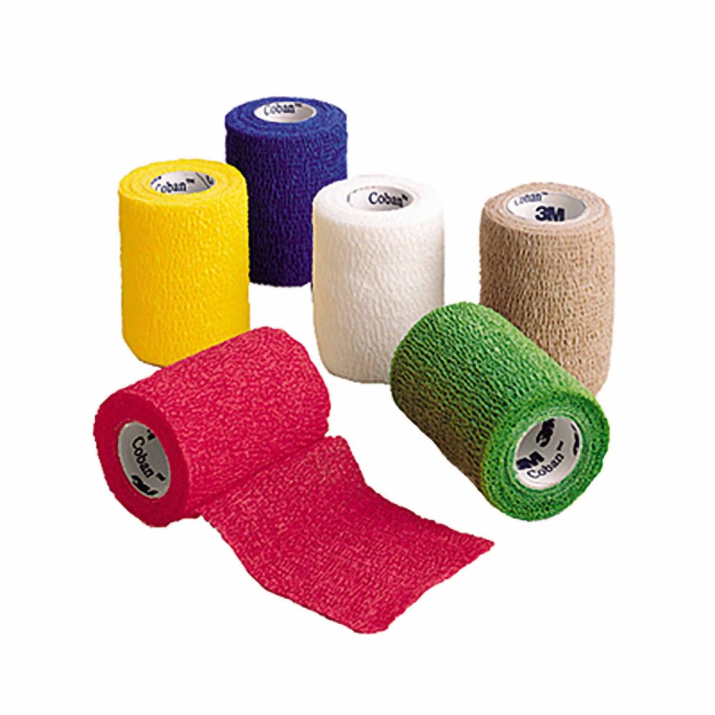 Coban Non-Sterile Self-Adherent Wrap 3" x 5 yds., Blue