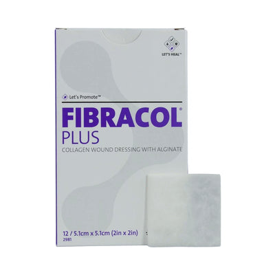 Systagenix Fibracol Plus Collagen Wound Dressing Sterile 2" x 2"