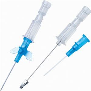 Introcan Safety IV Catheter 24G x 3/4" L, Straight Style, Polyurethane