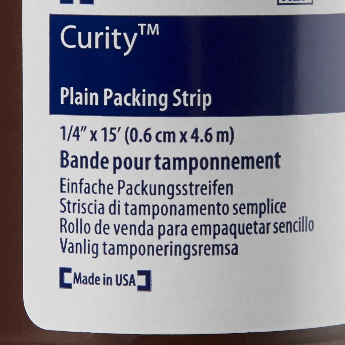 Wound Packing Strip Curity Non-impregnated 1/4 Inch X 5 Yard Sterile
