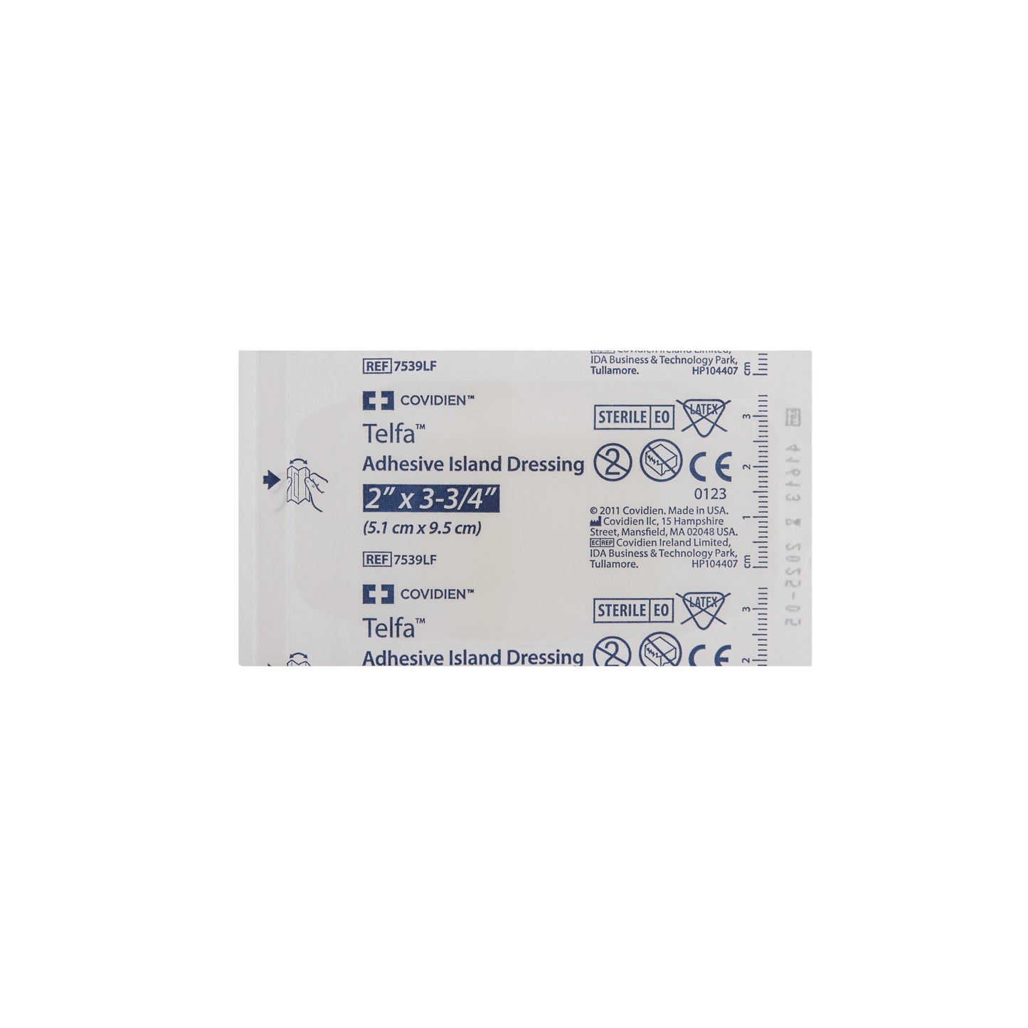 Telfa Adhesive Island Dressing 2" x 3-3/4"