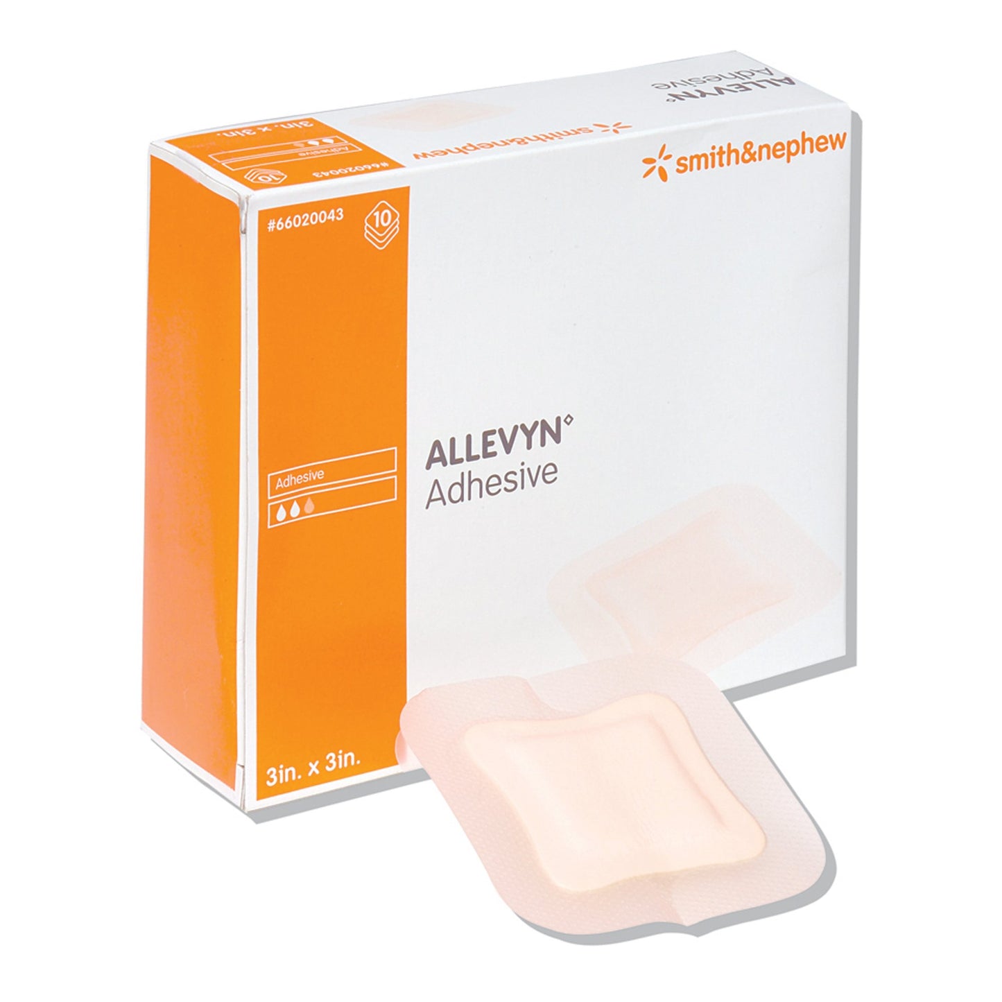 Smith & Nephew Allevyn Adhesive Hydrocellular Dressing 7" x 7" with 6" x 6" Pad