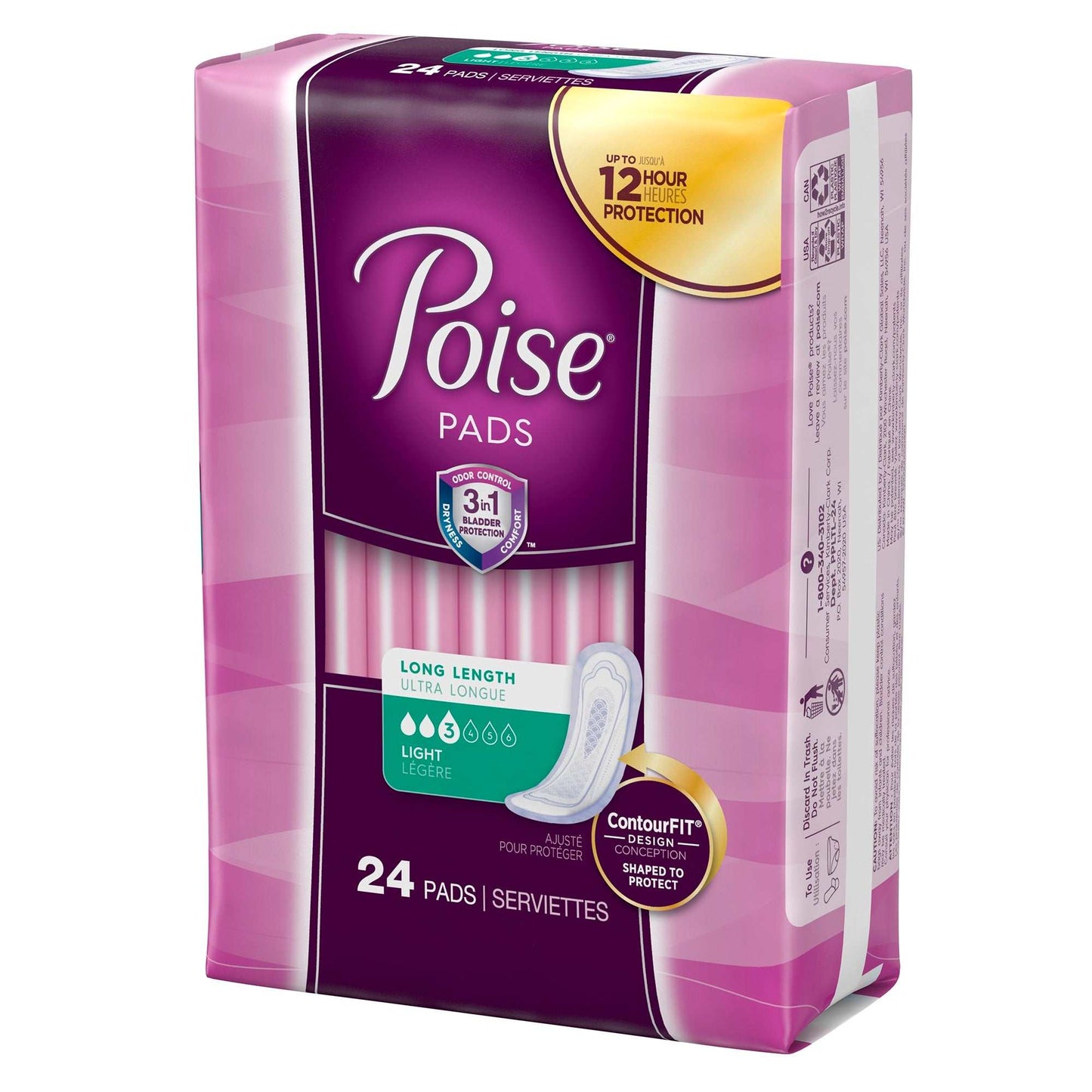 Kimberly Clark Poise Original Incontinence Pads