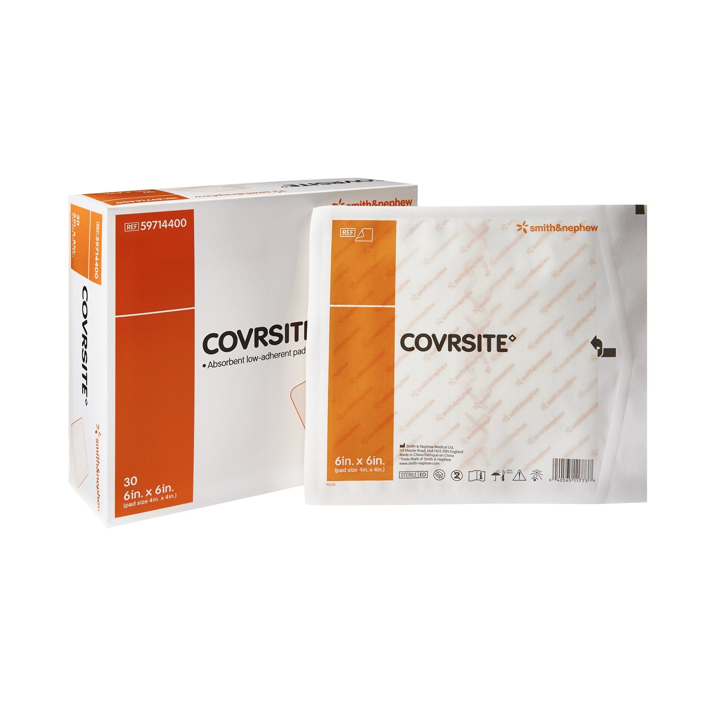 Smith & Nephew Covrsite Composite Dressing, 6" x 6" with 4" x 4" Pad