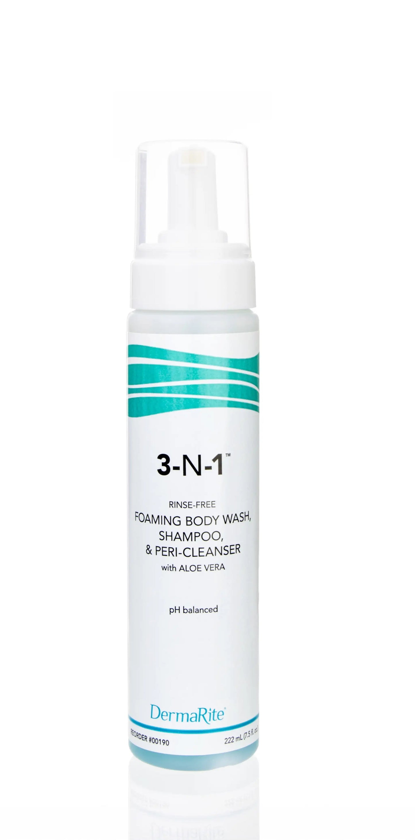 3-N-1 Scented Cleansing Foam Body Wash, 7.5 oz. Pump Bottle - 00190