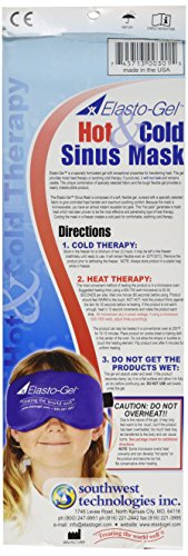 Southwest Technologies Elasto Gel Sinus Mask Hot/Cold Micro 3" x 8-1/2"