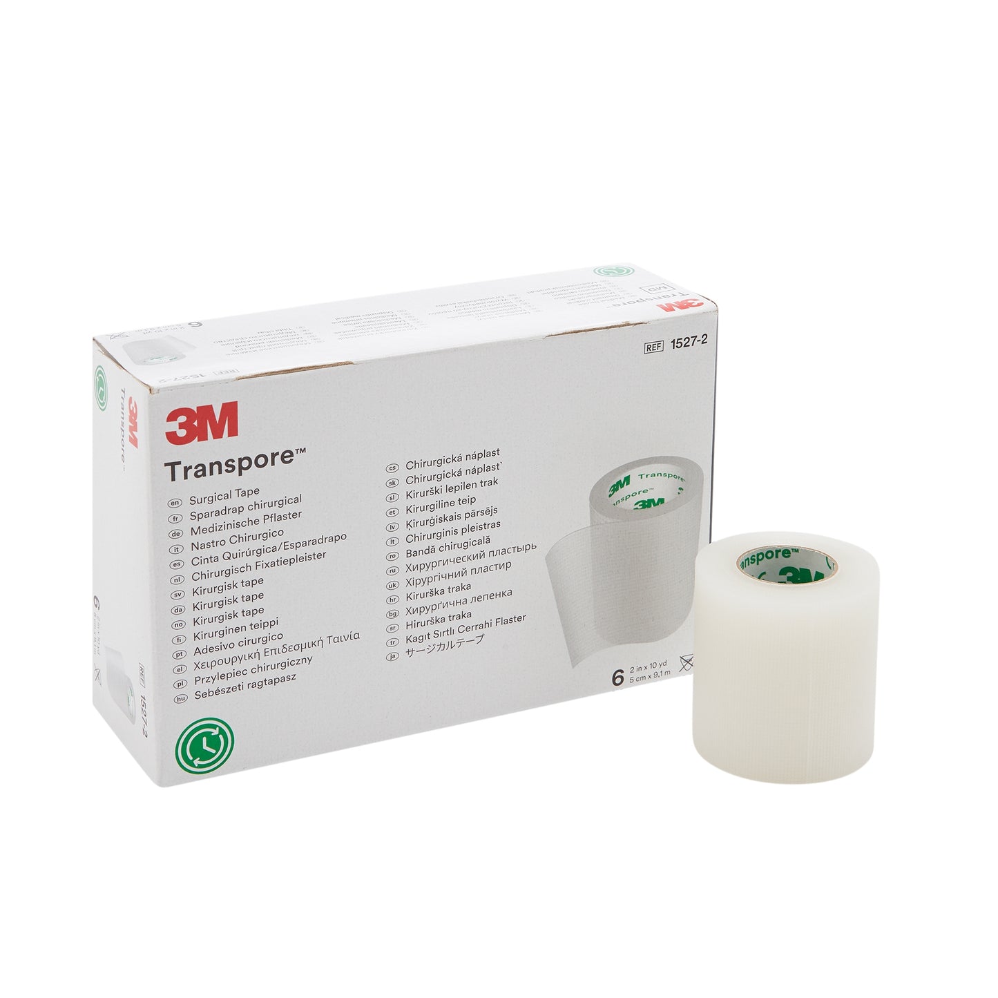 Transpore Standard Hypoallergenic Porous Plastic Tape 2" x 10 yds.