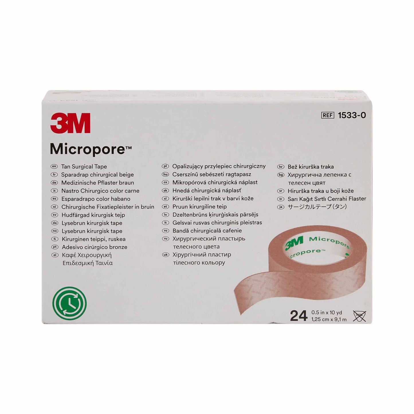 Micropore Hypoallergenic Paper Surgical Tape 1/2" x 10 yds.