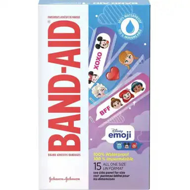 Band-Aid Emoji Waterproof Adhesive Bandages