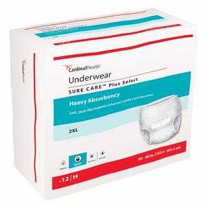 Cardinal Health, Underwear, Sure Care Plus Select, XX-Large, 60"-80"