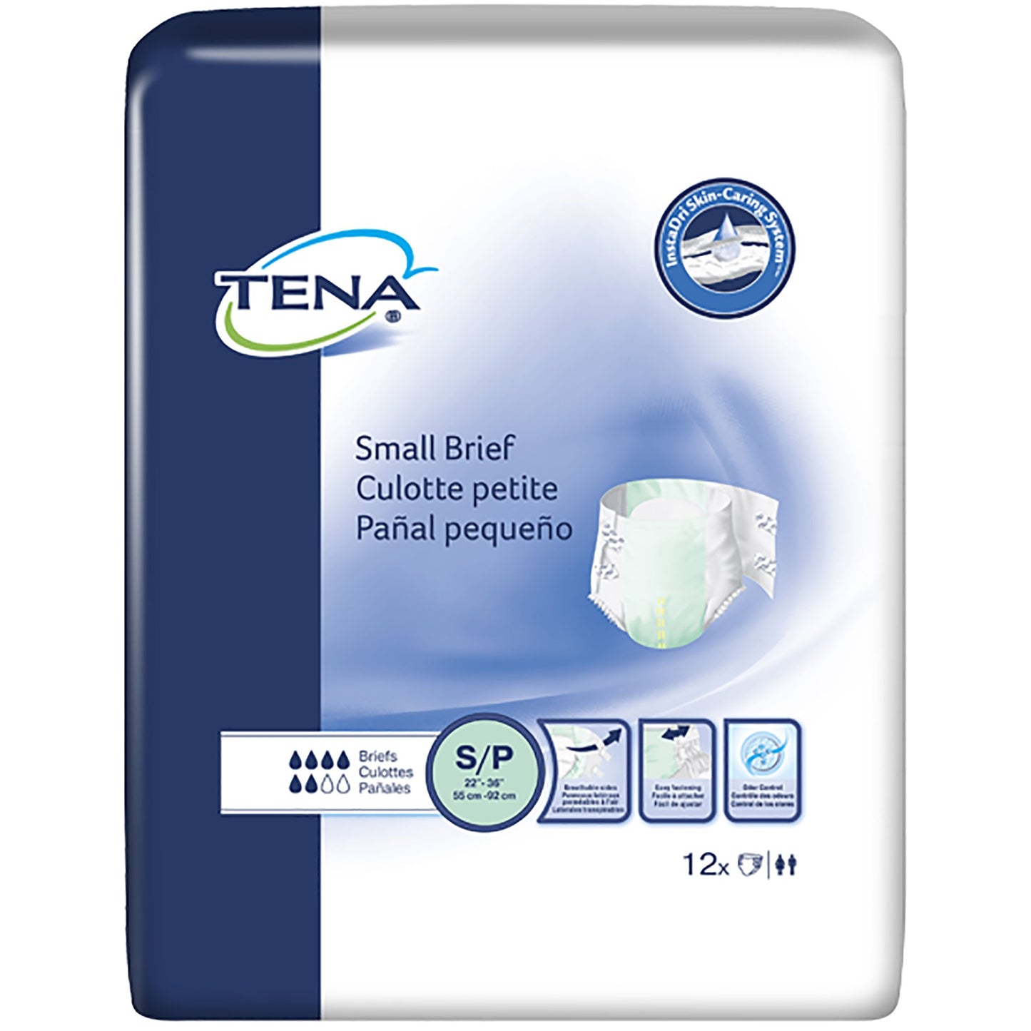 TENA Small Brief 22" to 36", Sterile, Latex-free