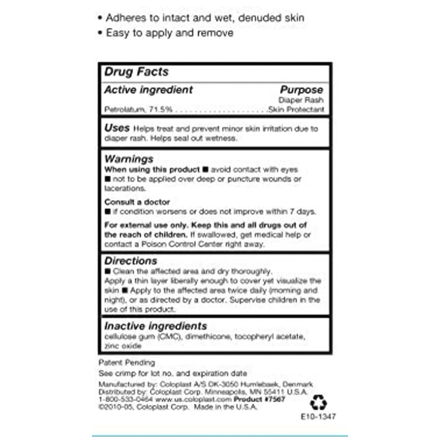 Critic-Aid Moisture Barrier Ointment 2-1/2 oz. Tube