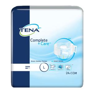 ESSITY TENA Complete +Care Incontinence Brief, Extra Absorbency, Extra Large, 52" to 62" Hip