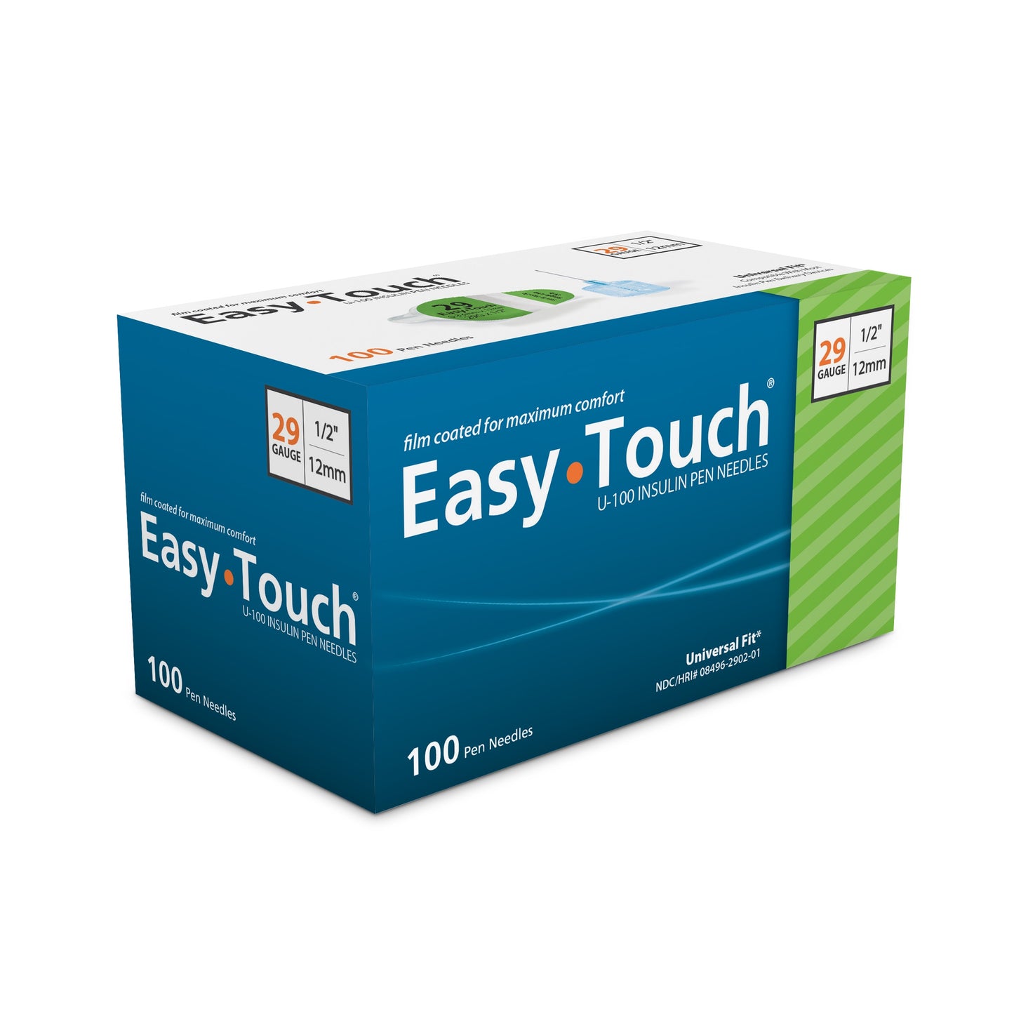 Easy Touch Insulin Pen Needle 29G x 1/2"- 829021