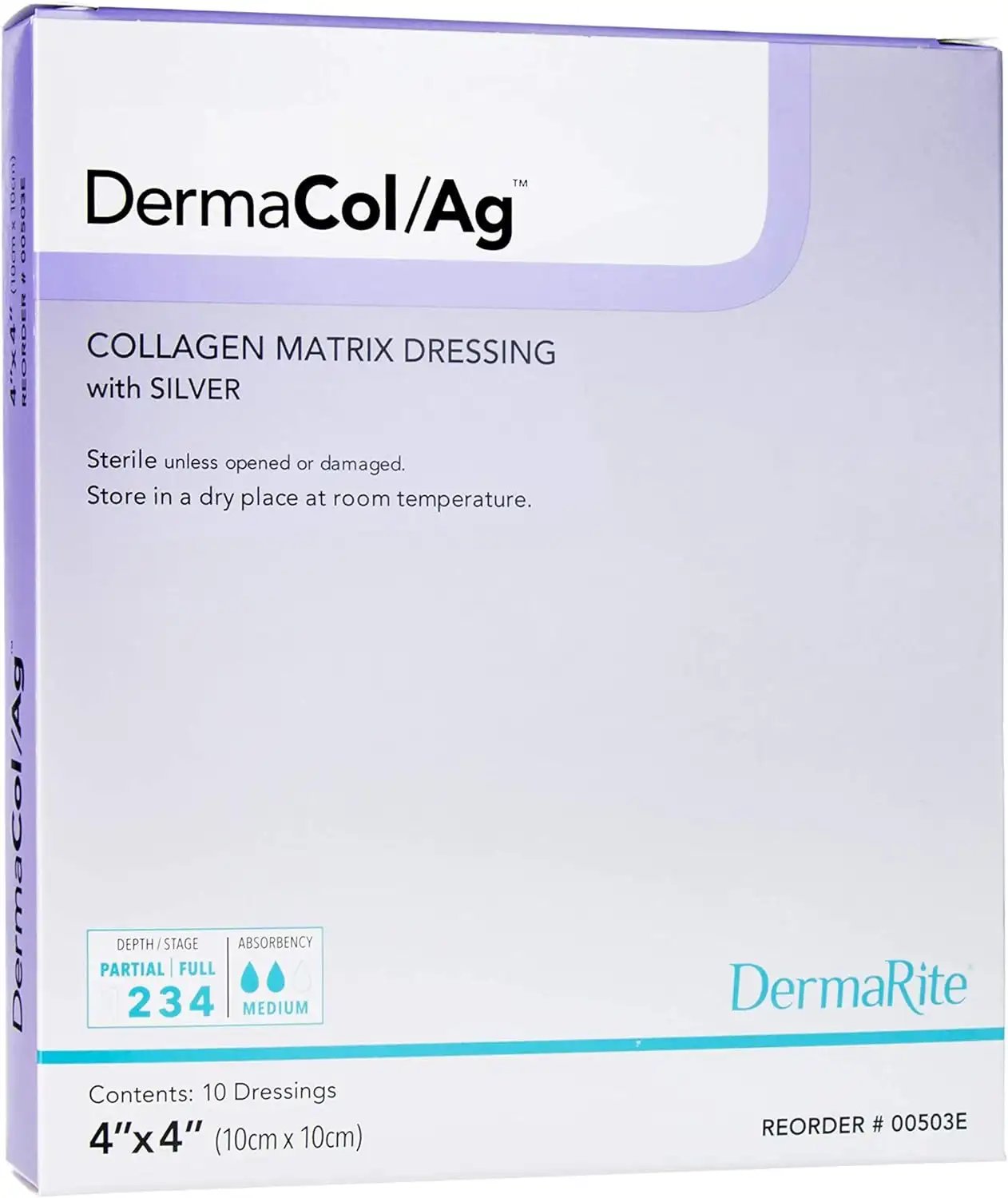 DermaCol Ag Collagen Matrix Wound Dressing