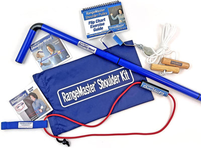 RangeMaster All in one Shoulder Strengthening and Home Therapy Pro Kit │ Physical Therapy Tool │ Aids in Recovery and Increasing Mobility │ Comprehensive Exercise Guide