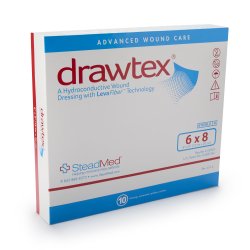 Drawtex Hydroconductive Dressing with Levafiber 6" x 8"