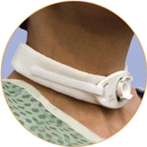 Marpac 2-Piece Adult Tracheostomy Tube Holder with Twill, Fits up to 20-1/2" Neck