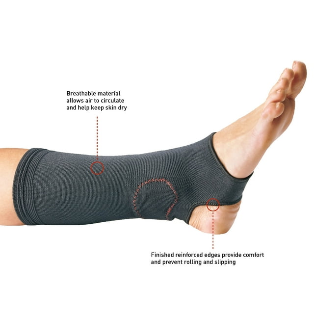 3M Ace Elasto-preene Ankle Support Small/Medium, Black