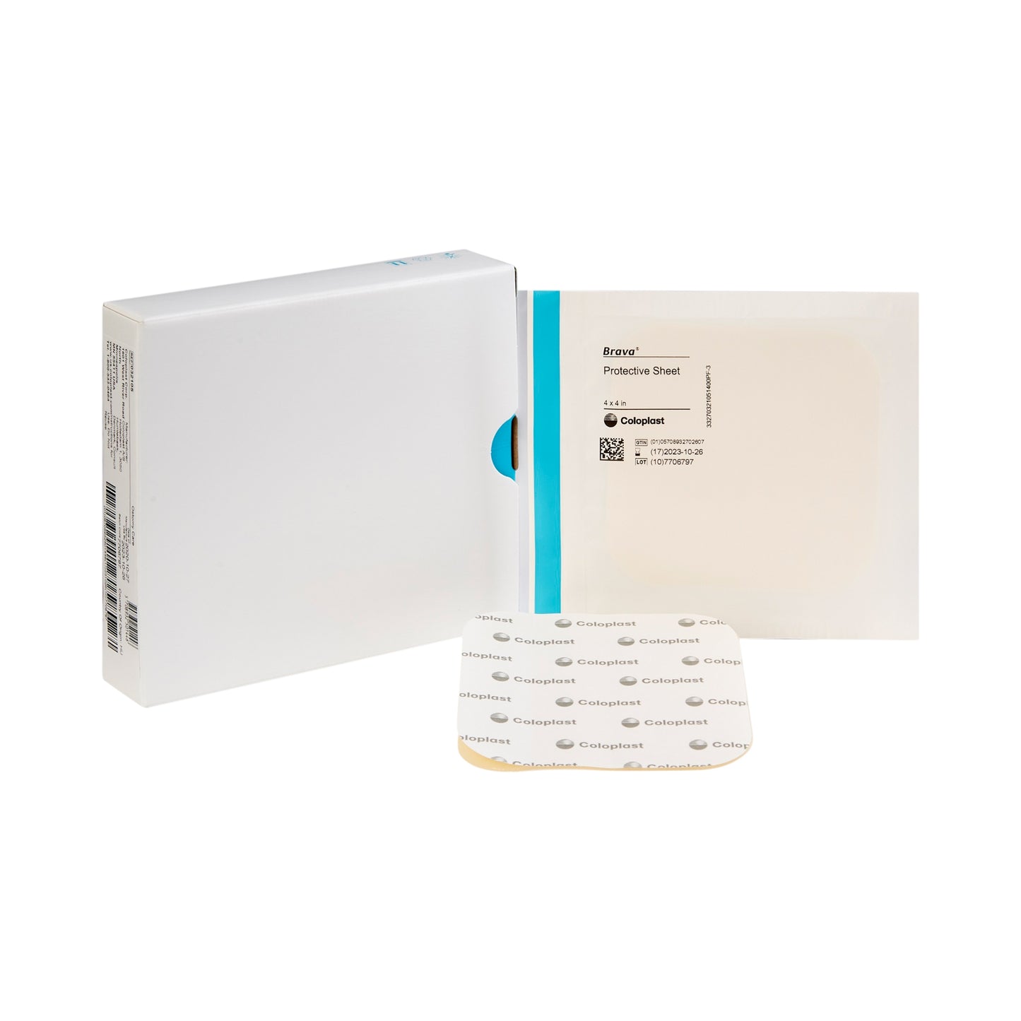 Brava Skin Barrier Protective Sheets, 4" x 4"
