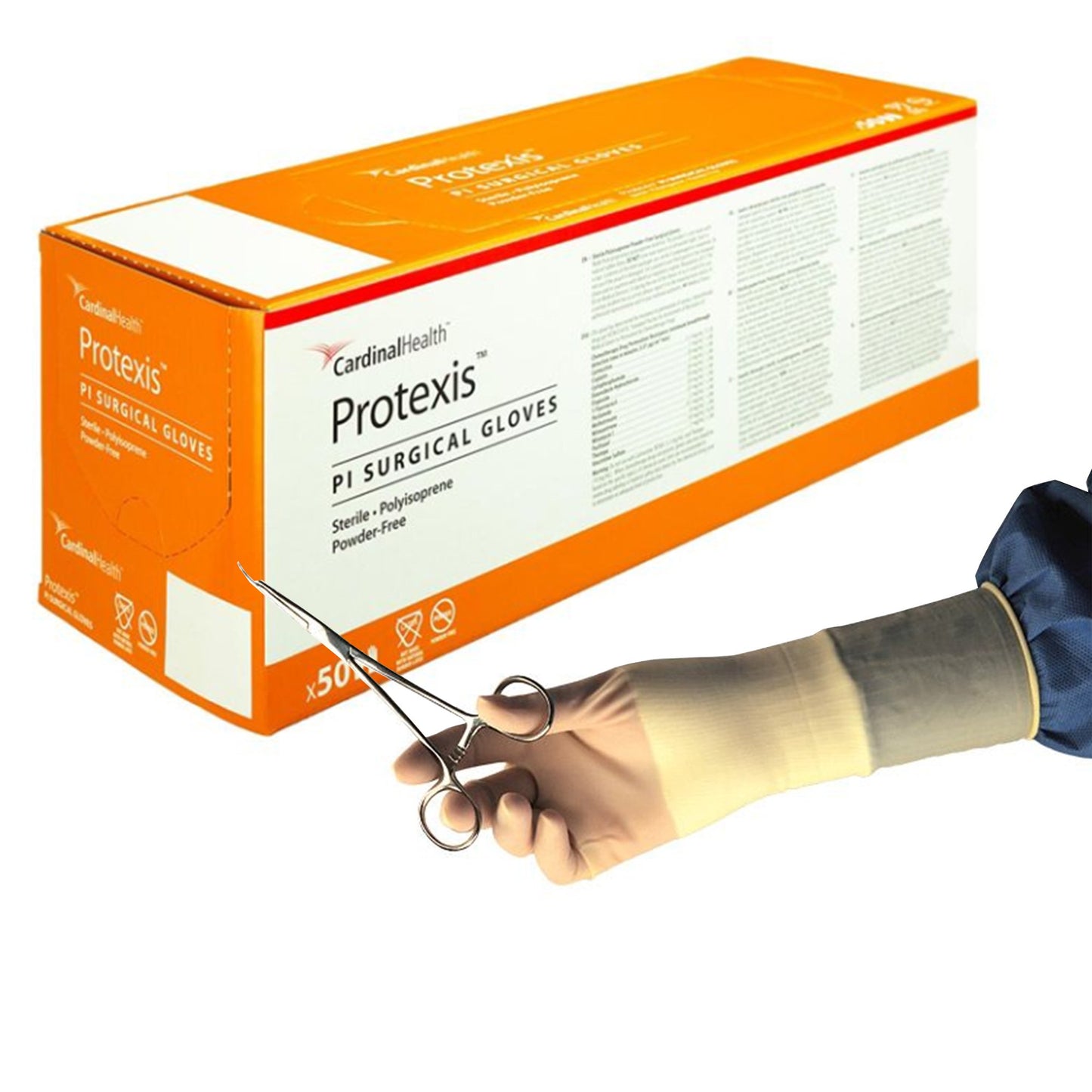 Protexis Polyisoprene Surgical Glove, Powder-Free, Size 7.5
