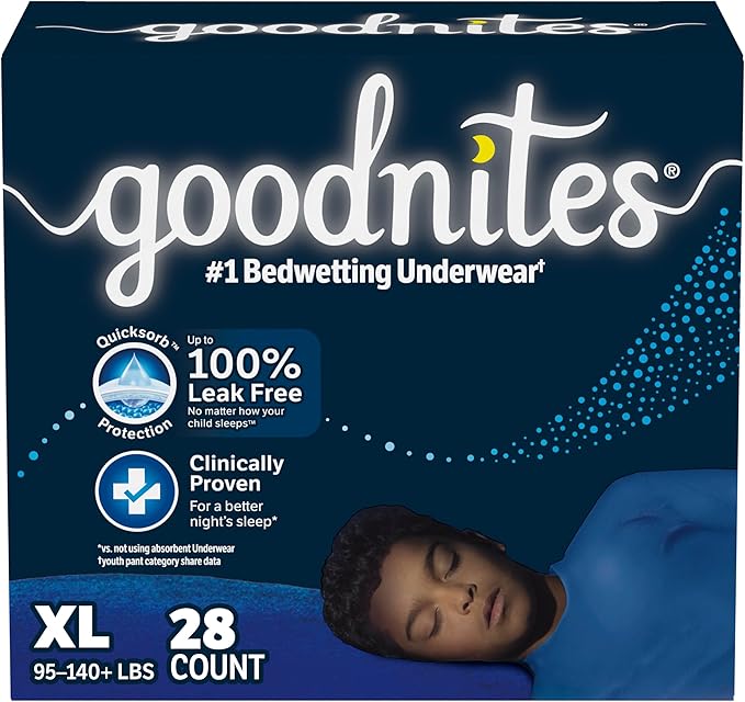 Goodnites Giga Pack Youthpant, Boy, Size 6
