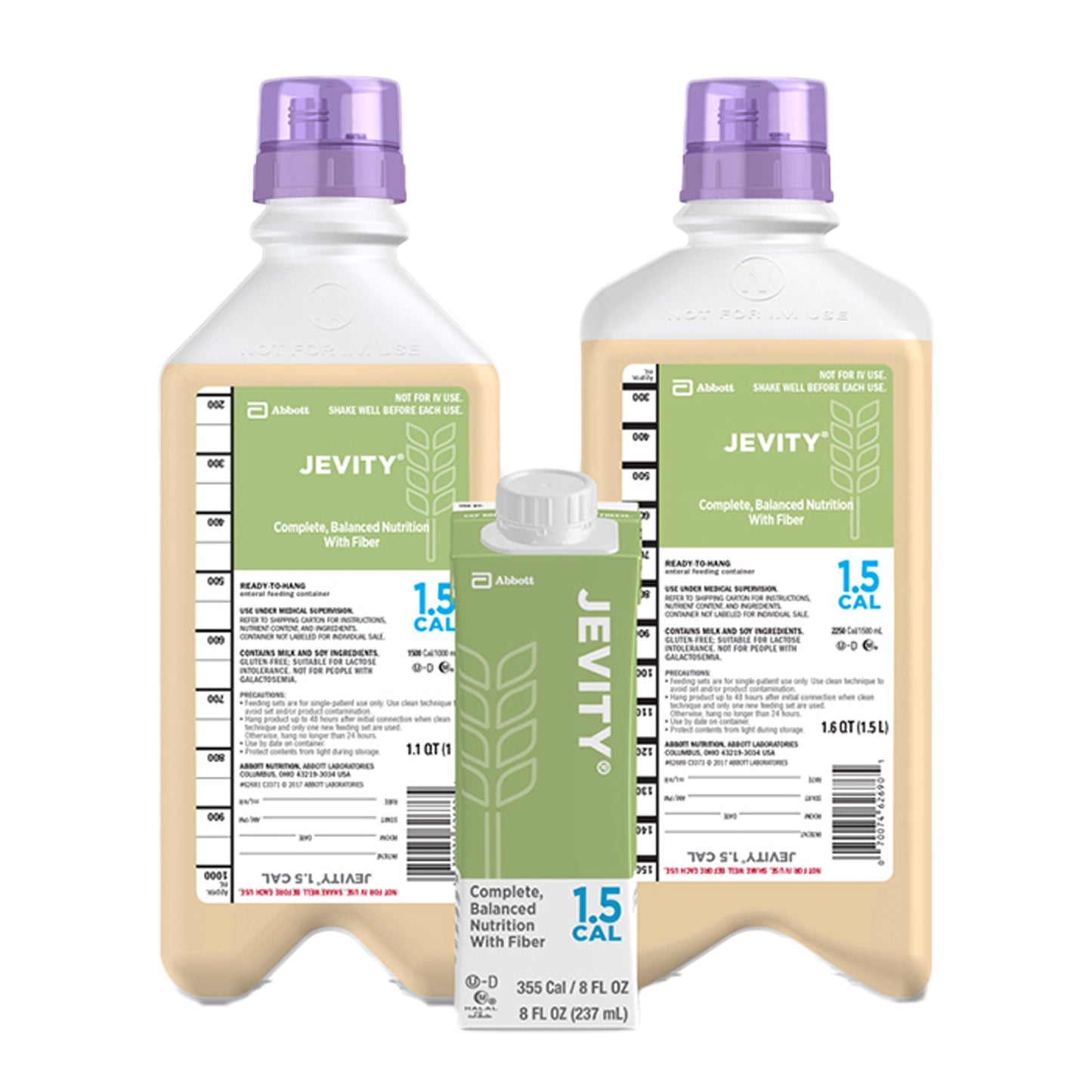Abbott Nutrition Jevity 1.5 Cal , Institutional 1000 mL
