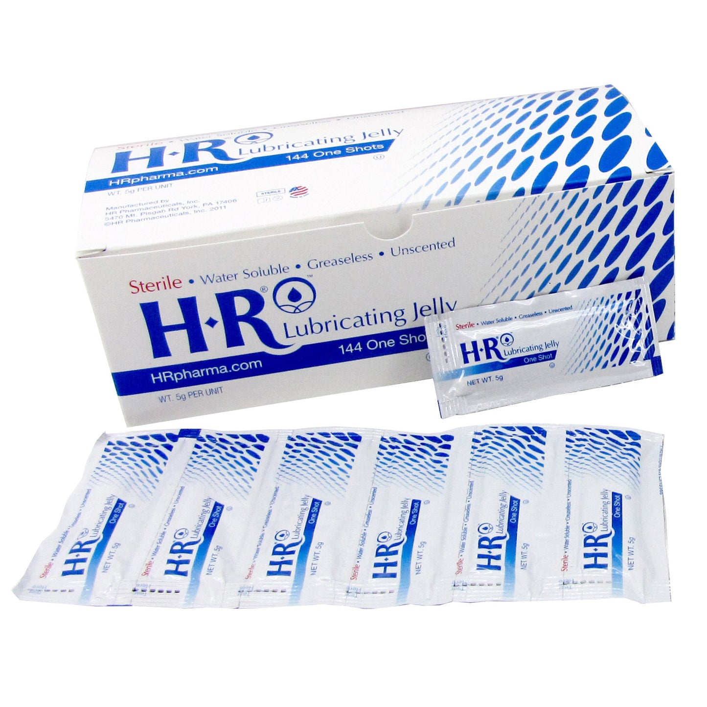HR Lubricating Jelly, 5 gram OneShot