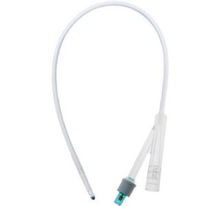 AMSure 2-Way 100% Silicone Foley Catheter, 14 Fr, 16", 5 cc balloon, Sterile, 10/box