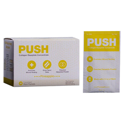 PUSH Collagen Dipeptide Concentrate, Pineapple, 7.7 g Packet