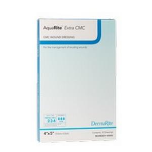 AquaRite Extra CMC Wound Dressing, White, Rectangle, 4 X 5 In - 40450