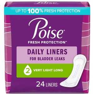 Poise Incontinence Panty Liners