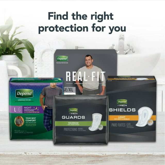 Kimberly Clark Depend Incontinence Shields