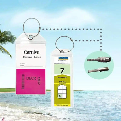 Cruise Essentials Luggage Tags for all Cruise Travels | Cruise Bag Tags - KatyMedSolutions