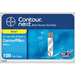 Contour Next Blood Glucose Test Strip (100 count)