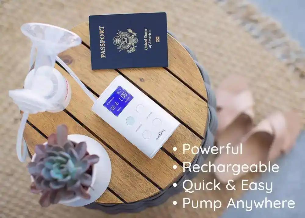Spectra 9 Plus Premier Portable Rechargeable breast pump