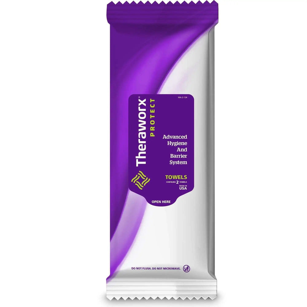 Theraworx Lavender Scent Bath Wipe, 2 Count - KatyMedSolutions