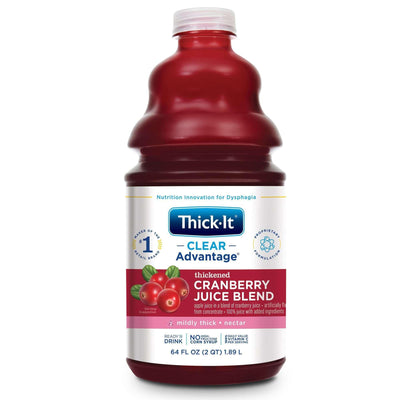 Thick-It Clear Advantage Nectar Consistency Cranberry Thickened Beverage, 64 oz. - KatyMedSolutions