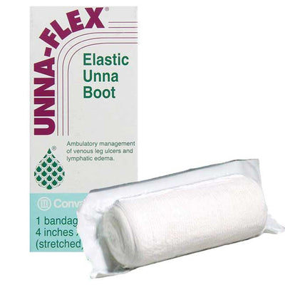 Unna-Flex Unna Boot White Elastic 4" x 10 Yd 650941, 1 Ct- KatyMedSolutions