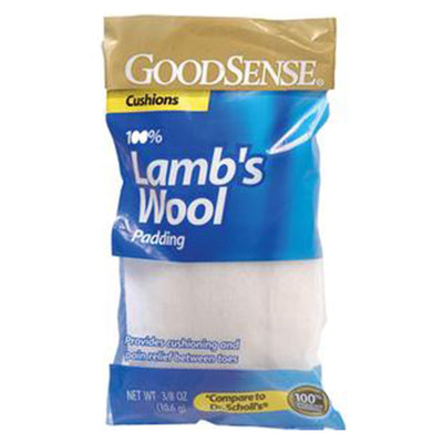 Goodsense Lamb's Wool Padding 3/8 oz, Cushions and Separates Toes- KatyMedSolutions