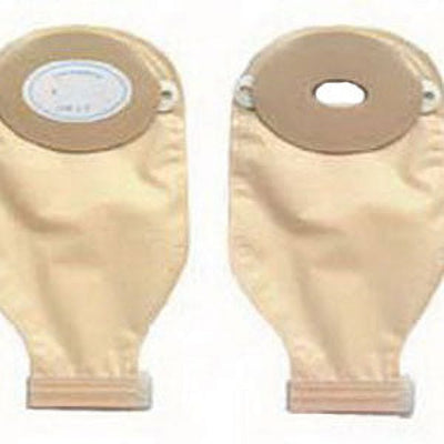 Nu-Flex 1-Piece Adult Roll-Up Drainable Pouch Cut-to-Fit 1-1/8" x 2" Oval - 10 Each / Box - KatyMedSolutions