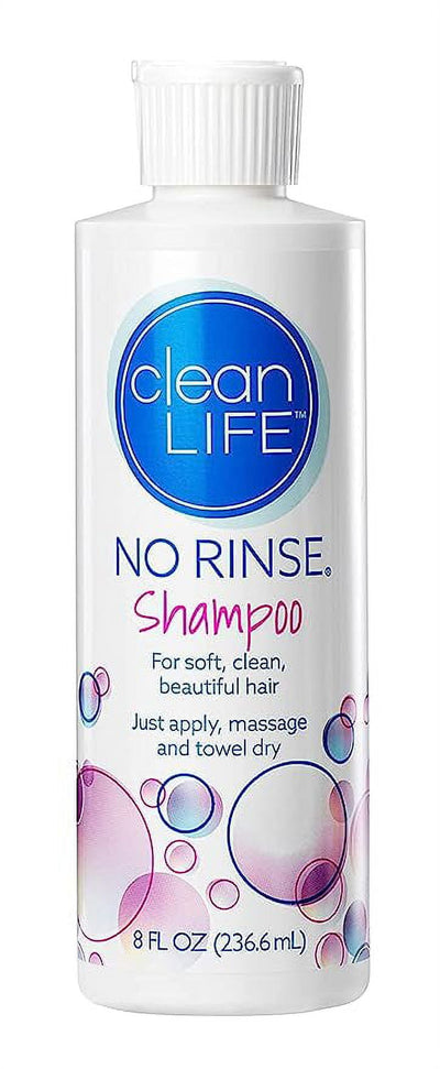 Cleanlife Products No-Rinse Shampoo, 16 oz, Alcohol-free, Ready To Use - 4 Count - KatyMedSolutions