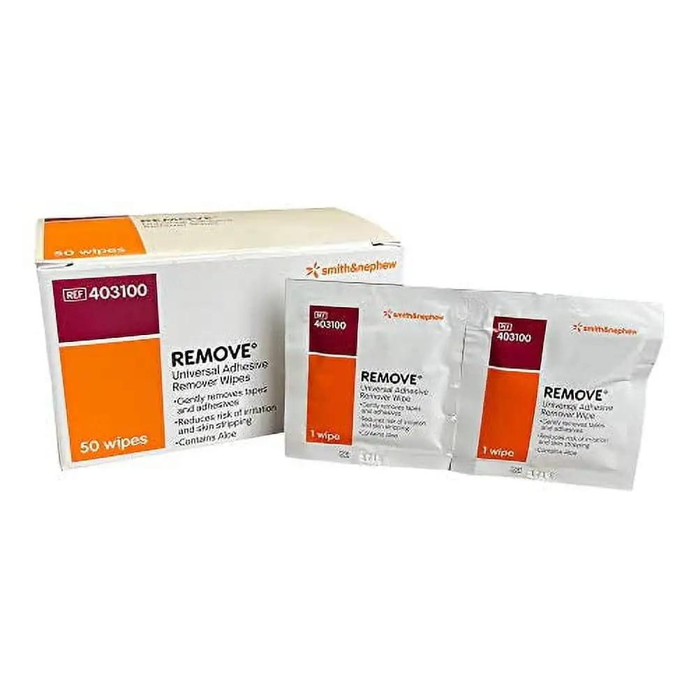 Smith and Nephew Remove Adhesive Remover Wipes 403100 50 Count